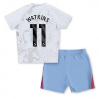Camisa de time de futebol Aston Villa Ollie Watkins #11 Replicas 2º Equipamento Infantil 2023-24 Manga Curta (+ Calças curtas)